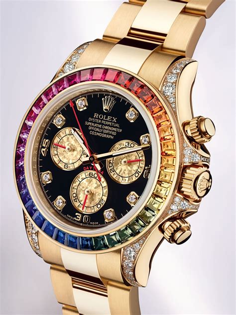 rolex rainbow watch replica|rolex with rainbow bezel.